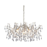Brayworth Branch Droplets 4 Light Chandelier - Aged Silver