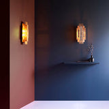 Dunmoor Rectangular Panel 2 Light Wall Light - Silver