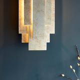Dunmoor Rectangular Panel 2 Light Wall Light - Silver