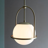 Haldmere Single Adjustable Stem Pendant - Matt Antique Brass