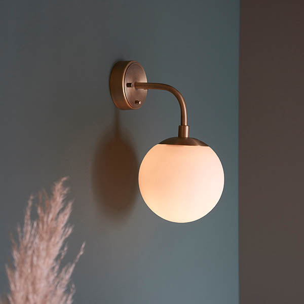 Haldmere Wall Light - Matt Antique Brass
