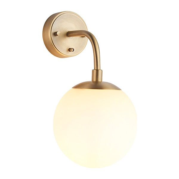 Haldmere Wall Light - Matt Antique Brass