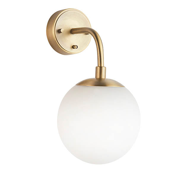 Haldmere Wall Light - Matt Antique Brass