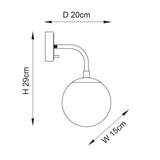 Haldmere Wall Light - Matt Antique Brass