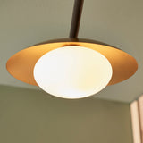 Heronwell Dish Semi-flush Pebble Shaped 3 Light Flush Ceiling Light - Gold Bronze