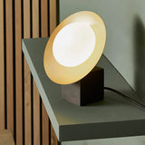 Heronwell Dish Pebble Shaped Table Lamp - Gold Bronze