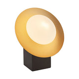 Heronwell Dish Pebble Shaped Table Lamp - Gold Bronze