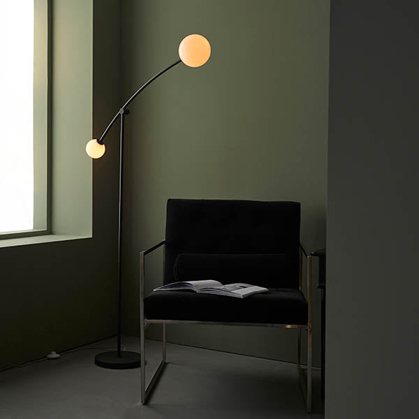 Medbury Floor Lamp - Black Opal