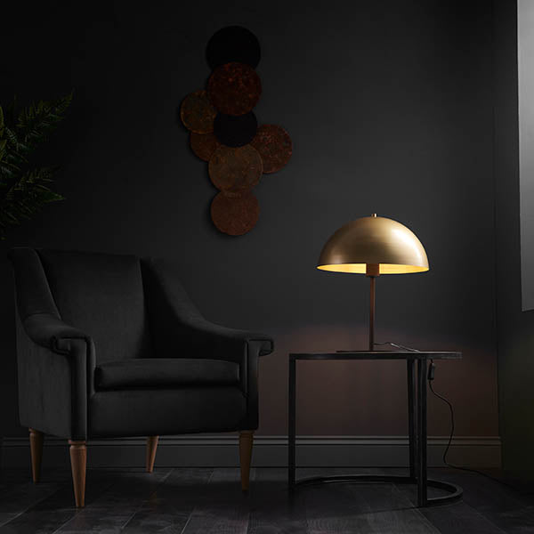 Wyldmere Painted Dome Table Lamp - Gold Bronze