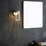 Yeldmoor Die-cast LED Outdoor Wall Light - Brushed Silver Clear