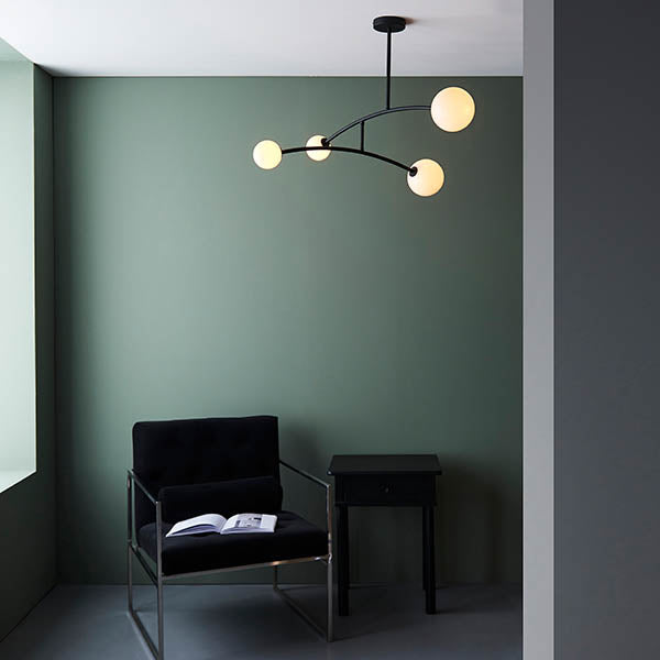 Medbury 4 Light Ceiling Light - Black Opal