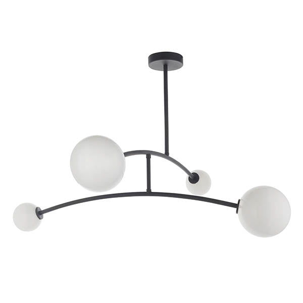 Medbury 4 Light Ceiling Light - Black Opal