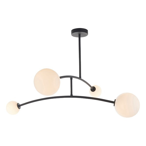 Medbury 4 Light Ceiling Light - Black Opal