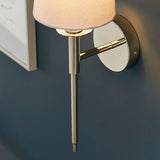 Elverton Wall Light - Nickel Plated White