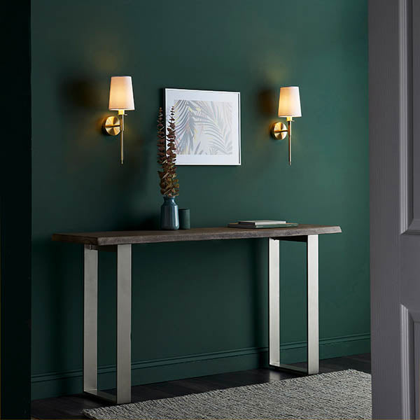 Elverton Wall Light - Satin Brass Plated