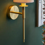 Elverton Wall Light - Satin Brass Plated