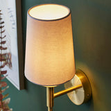 Elverton Wall Light - Satin Brass Plated