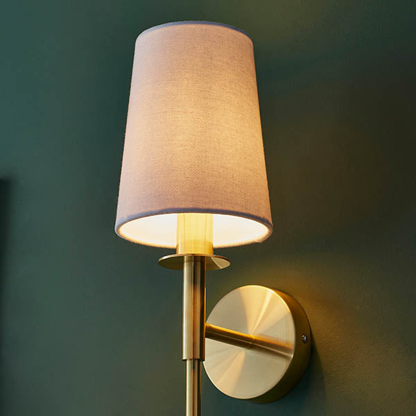 Elverton Wall Light - Satin Brass Plated