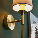Elverton Wall Light - Satin Brass Plated