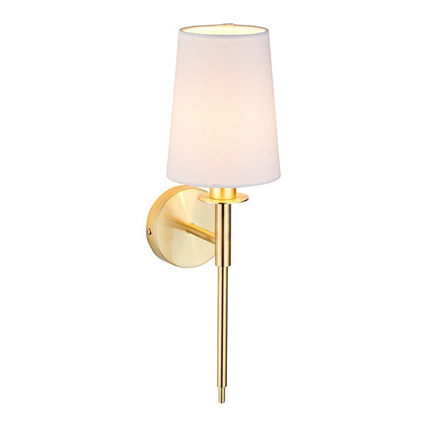 Elverton Wall Light - Satin Brass Plated