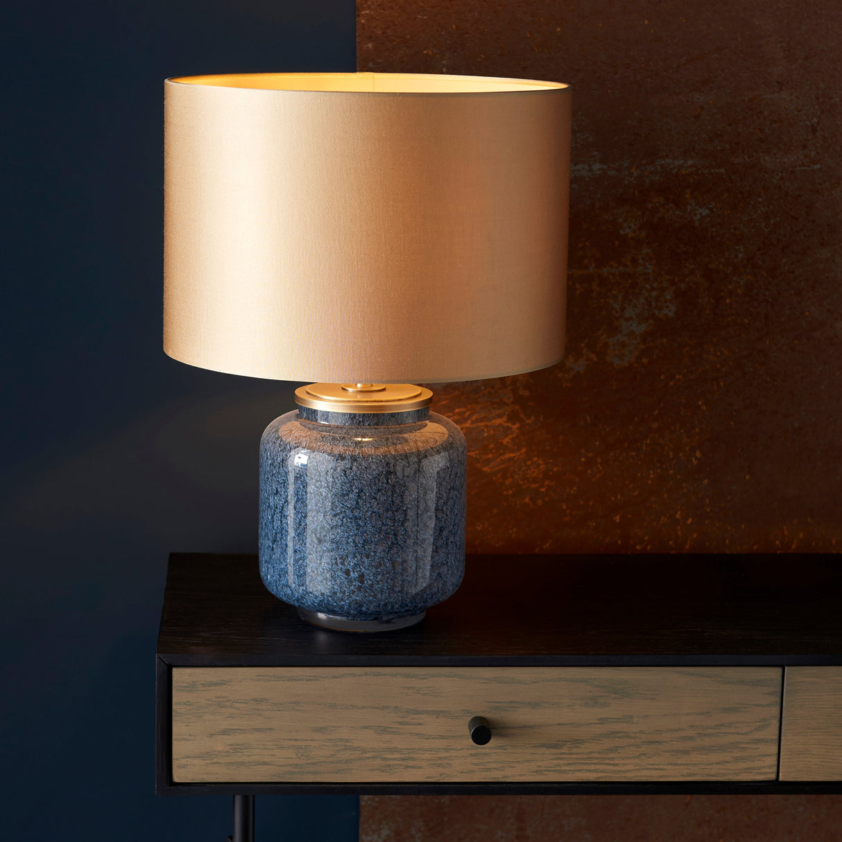 Foxleigh Cobalt Table Lamp - Gold