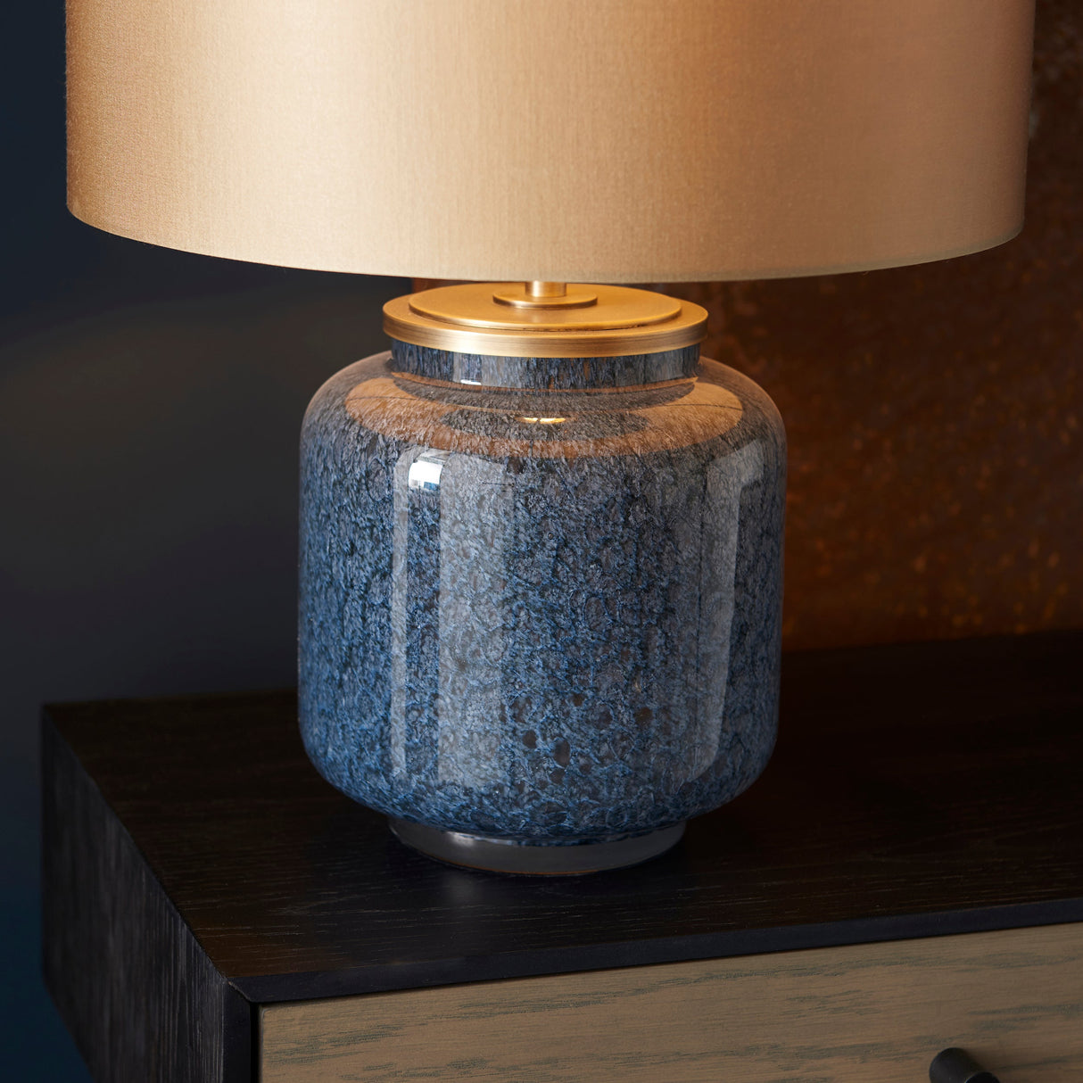 Foxleigh Cobalt Table Lamp - Gold