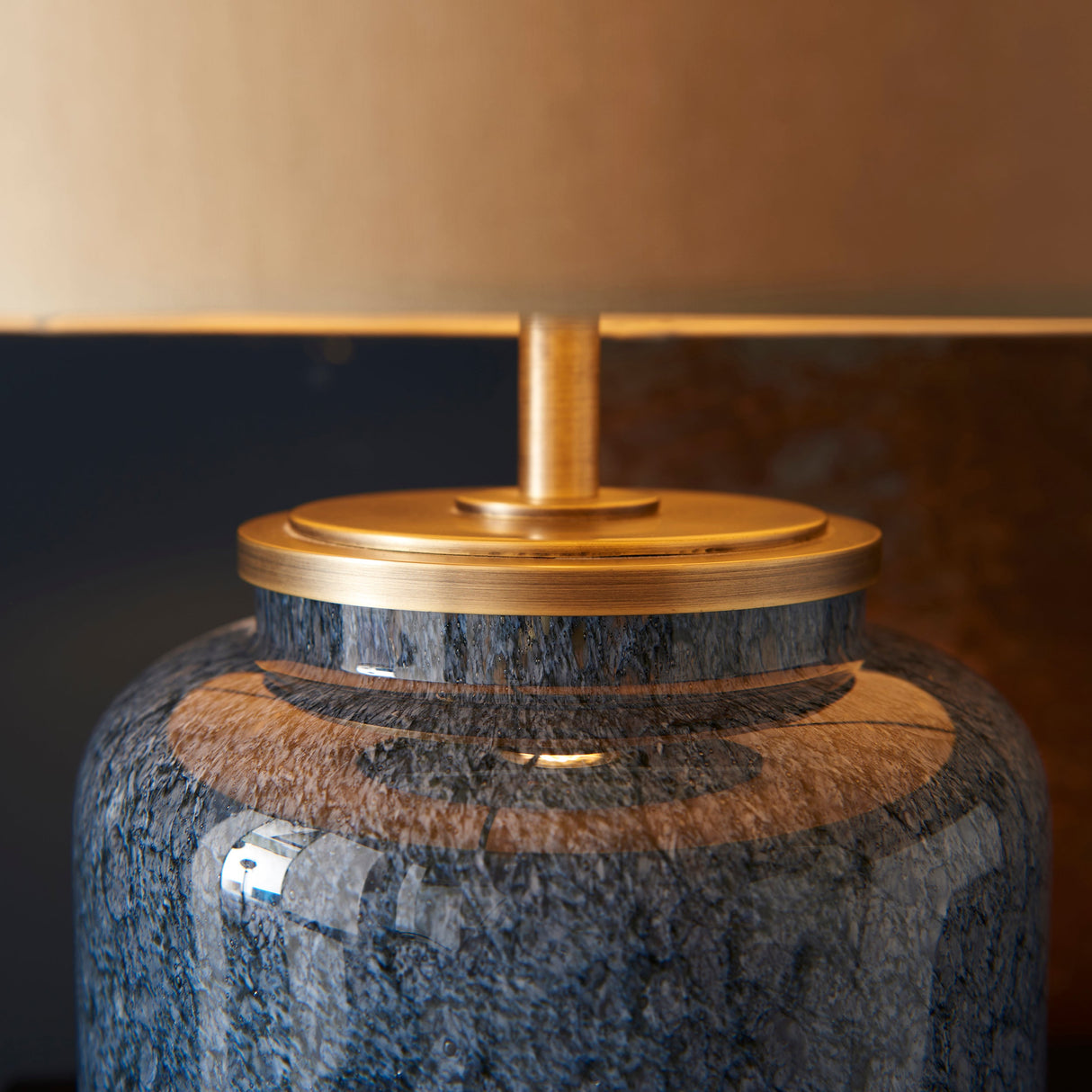 Foxleigh Cobalt Table Lamp - Gold