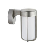 Yeldmoor Die-cast LED Outdoor Wall Light - Brushed Silver Frosted