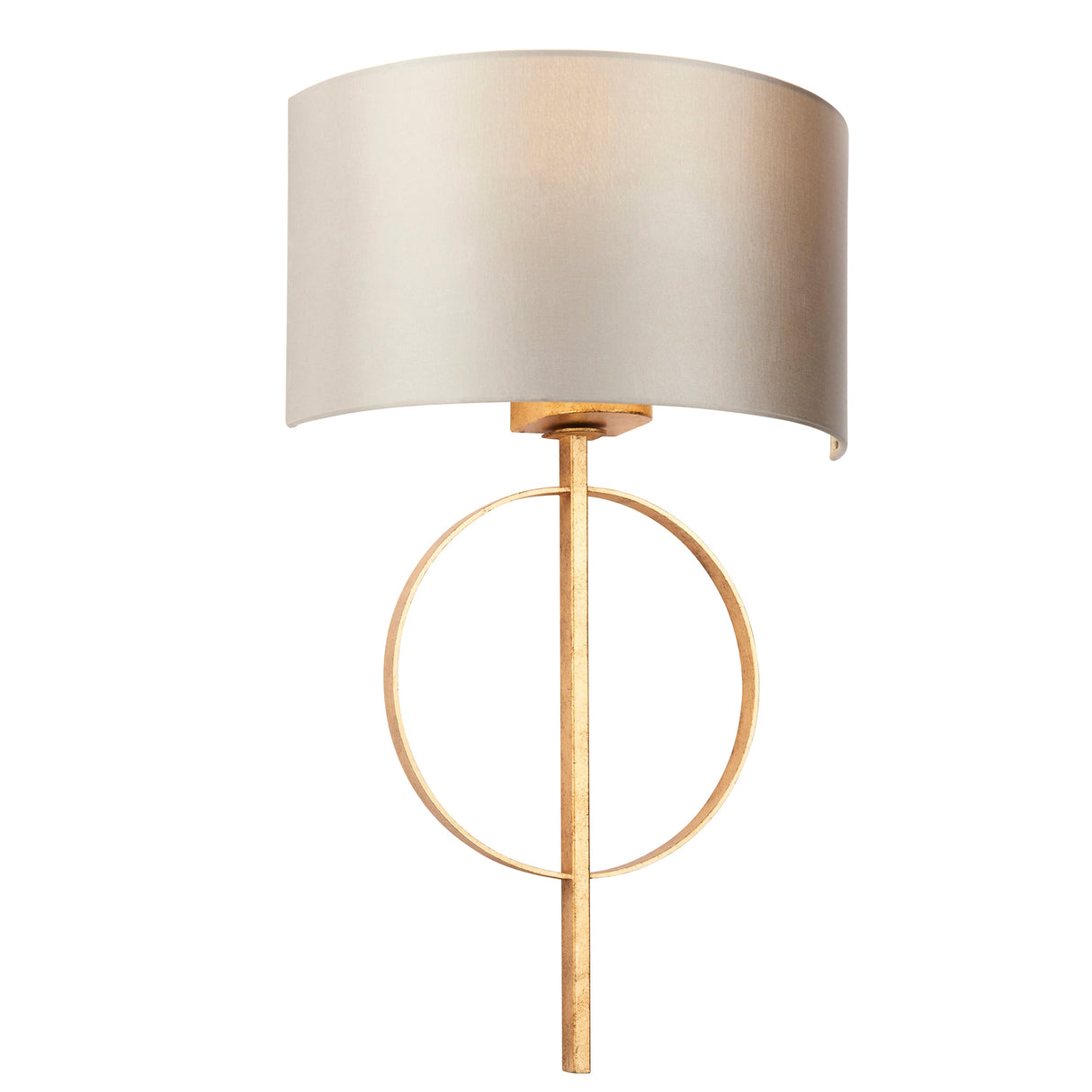 Sparrowmere Hoop Wall Light - Gold Leaf Mink