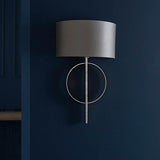 Sparrowmere Hoop Wall Light - Silver Leaf Mink