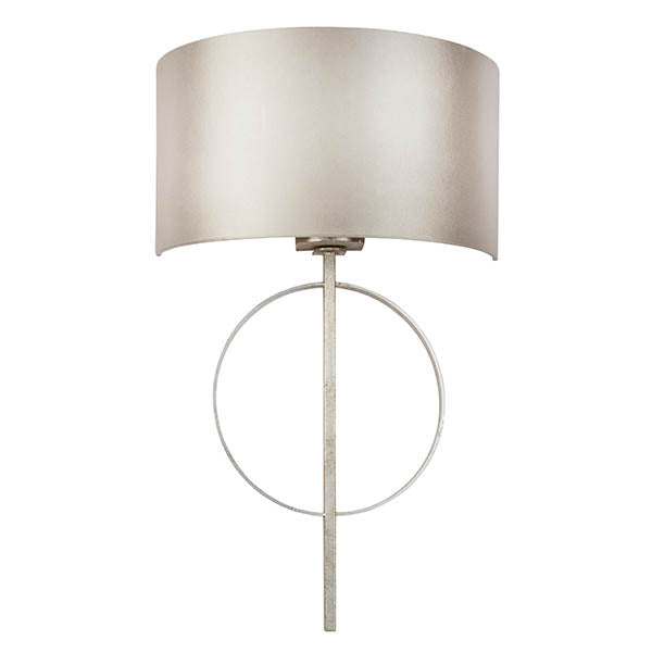 Sparrowmere Hoop Wall Light - Silver Leaf Mink