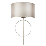 Sparrowmere Hoop Wall Light - Silver Leaf Mink