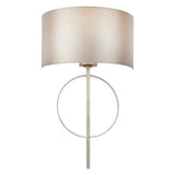 Sparrowmere Hoop Wall Light - Silver Leaf Mink
