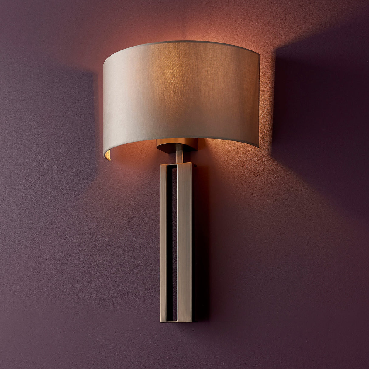 Bellthorpe Slotted Wall Light - Bronze Mink