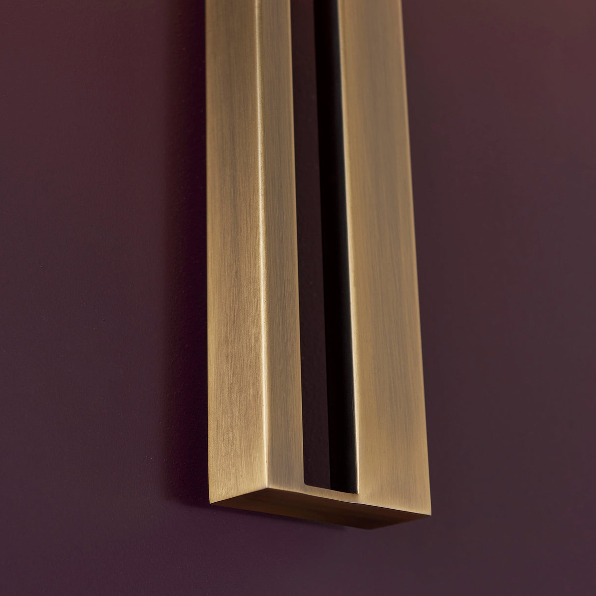 Bellthorpe Slotted Wall Light - Matt Brass Mink