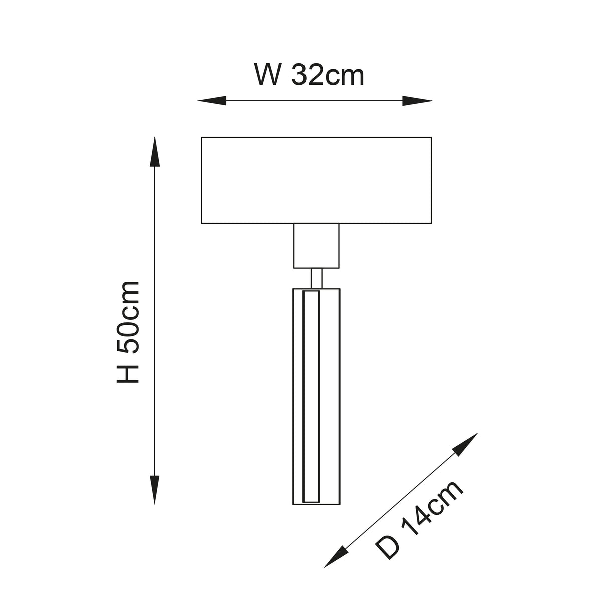 Bellthorpe Slotted Wall Light - Matt Brass Mink