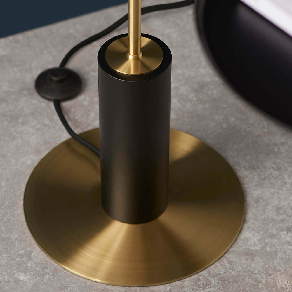 Farnleigh Ribbed/frosted Floor Lamp - Satin Brass Clear
