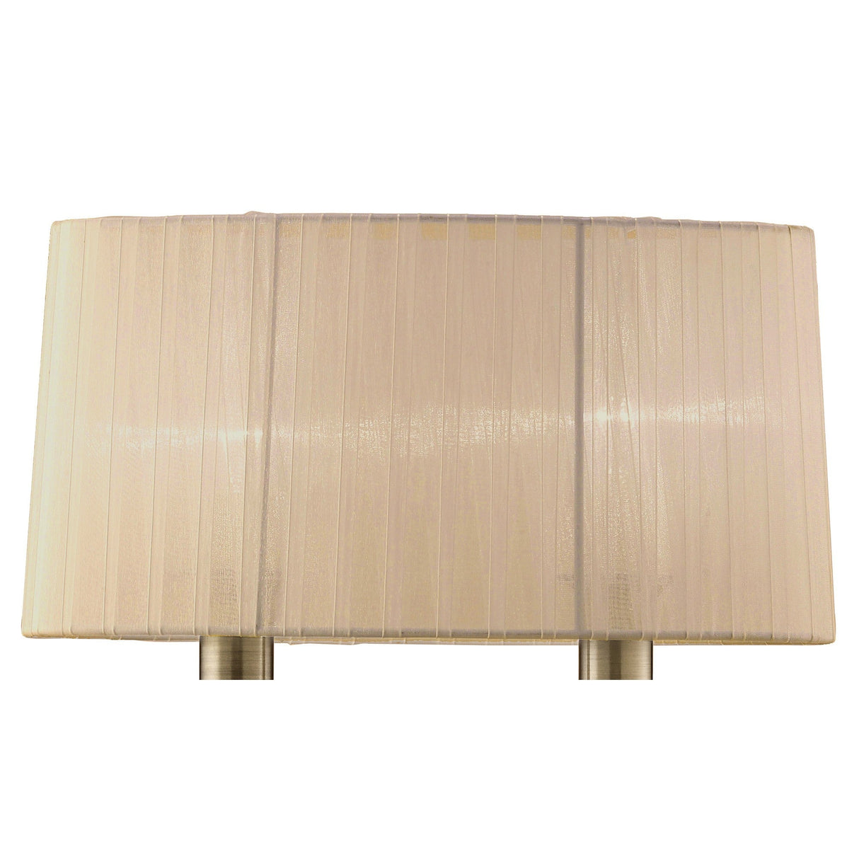 Loewe 2 Light Wall Light With Switch - Brass With Soft Bronze Shade