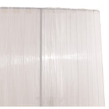 Loewe 2 Light Wall Light With Switch - Brass With White Shade