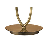 Loewe Large 1 Light Table Lamp - Antique Brass With Cream Shade