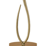 Loewe Large 1 Light Table Lamp - Antique Brass With White Shade