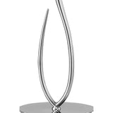 Loewe Large 1 Light Table Lamp - Polished Chrome With Cream Shade