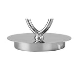 Loewe Small 1 Light Table Lamp - Polished Chrome With White Shade