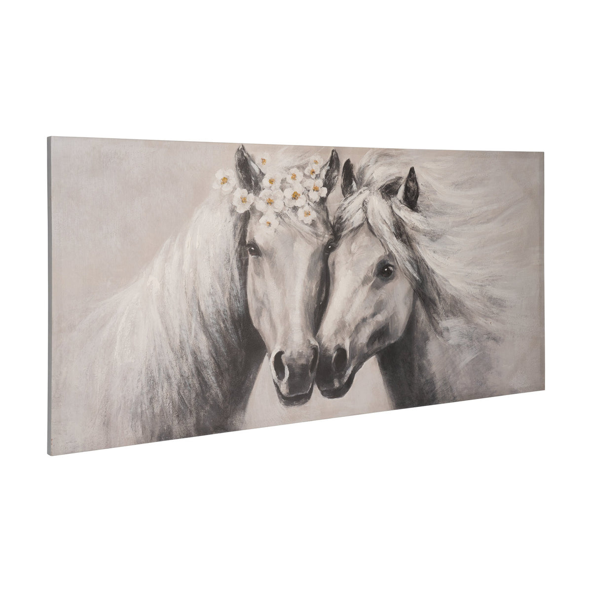 Longoza Wall Art - Grey & White