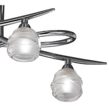 Loop 4 Light Semi-Flush Ceiling Light – Polished Chrome