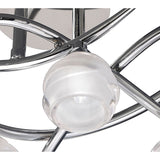 Loop 3 Light Semi-Flush Ceiling Light – Polished Chrome