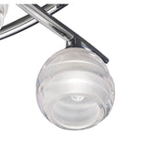 Loop 3 Light Semi-Flush Ceiling Light – Polished Chrome