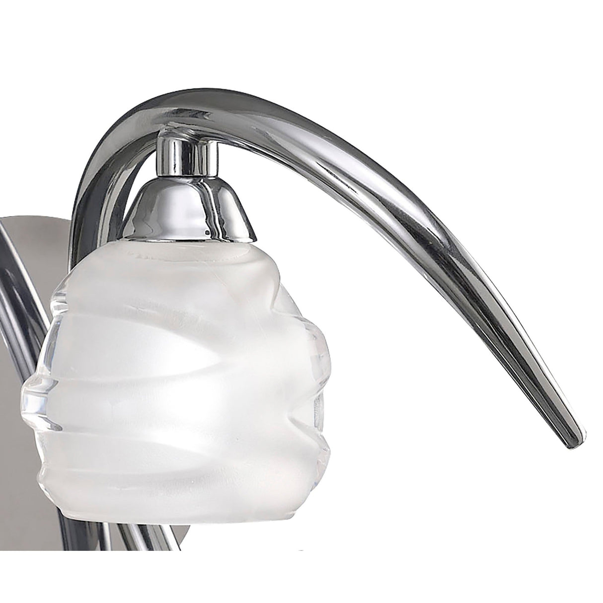 Loop 1 Light Wall Light - Polished Chrome