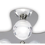 Loop 5 Light Flush Ceiling Light - Polished Chrome