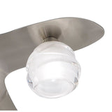 Loop 5 Light Flush Ceiling Light - Satin Nickel